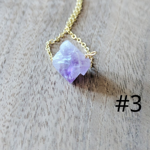 Amethyst 14k Gold Plated Necklace - Picture 6 of 6
